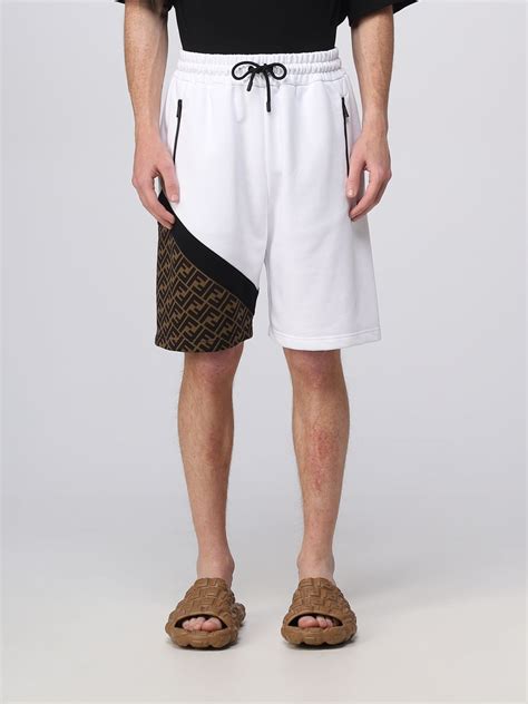 pantaloncino fendi uomo|Pantaloncino Fendi in cotone stretch .